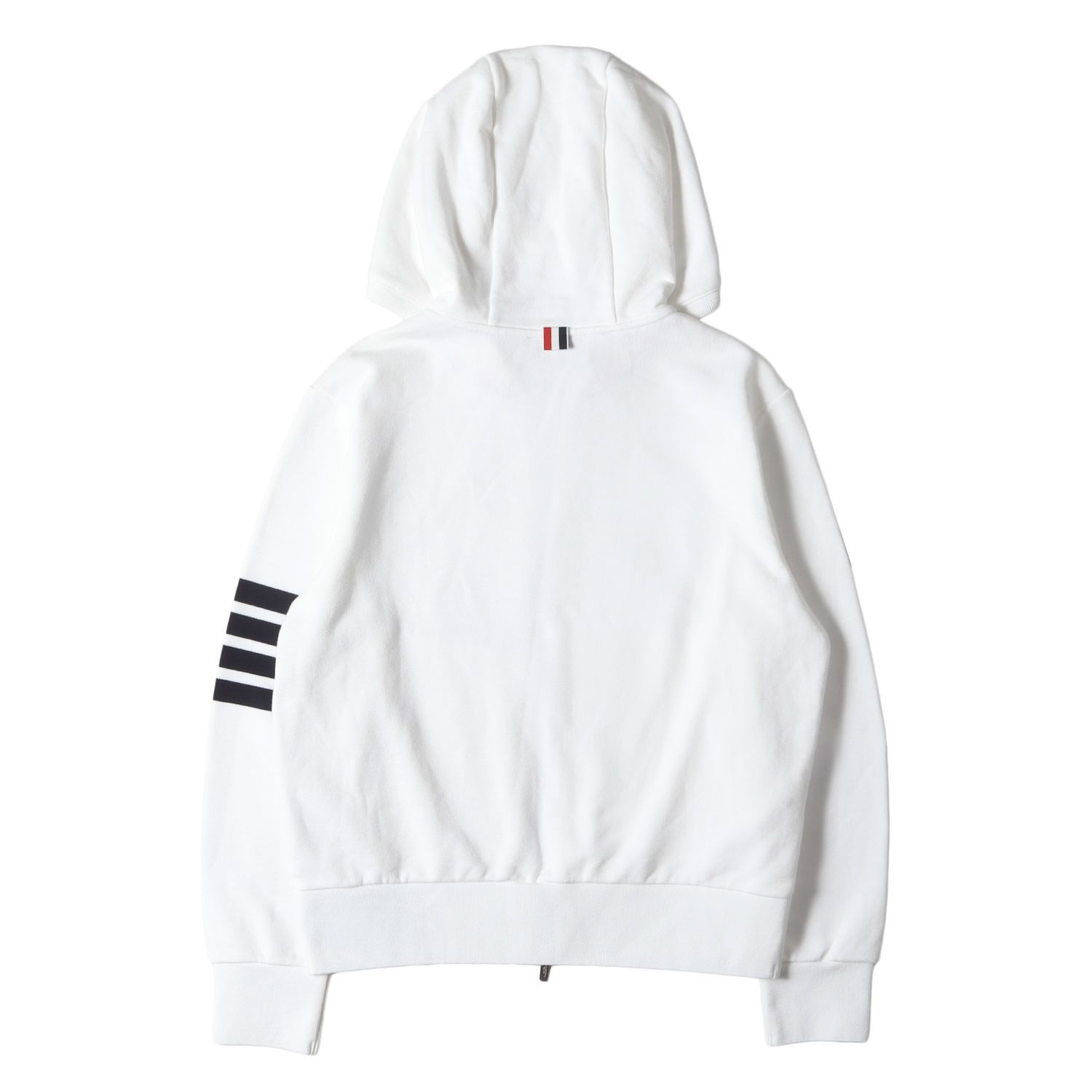 美品】THOM BROWNE トムブラウン パーカー ホワイト 白 サイズ:2