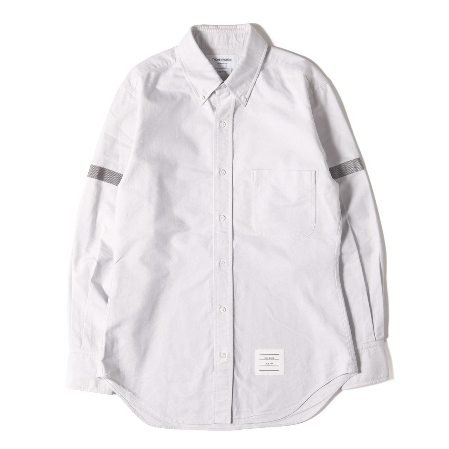 美品】THOM BROWNE トムブラウン シャツ グレー | 近年モデル