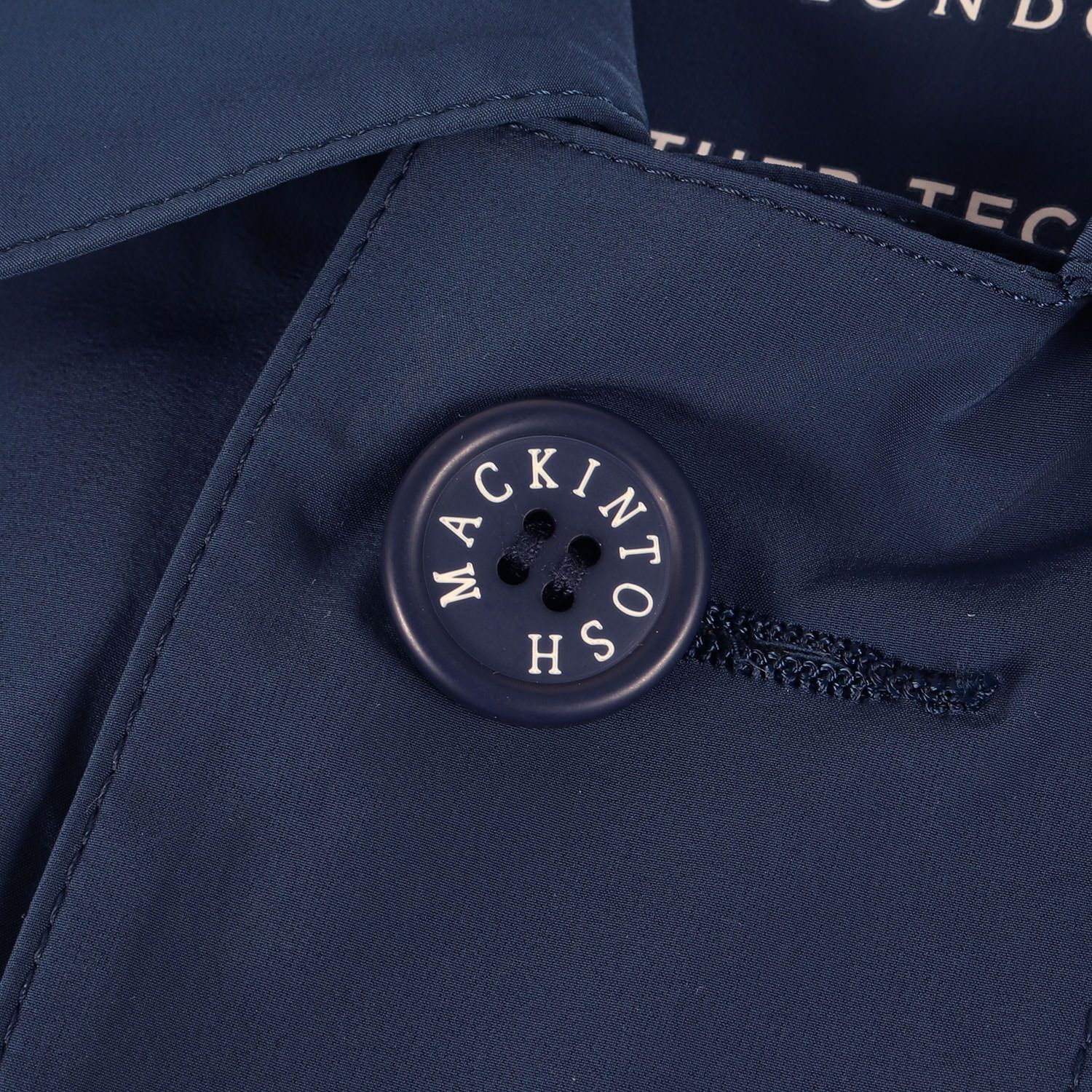 美品】MACKINTOSH LONDON マッキントッシュ ロンドン コート ブルー