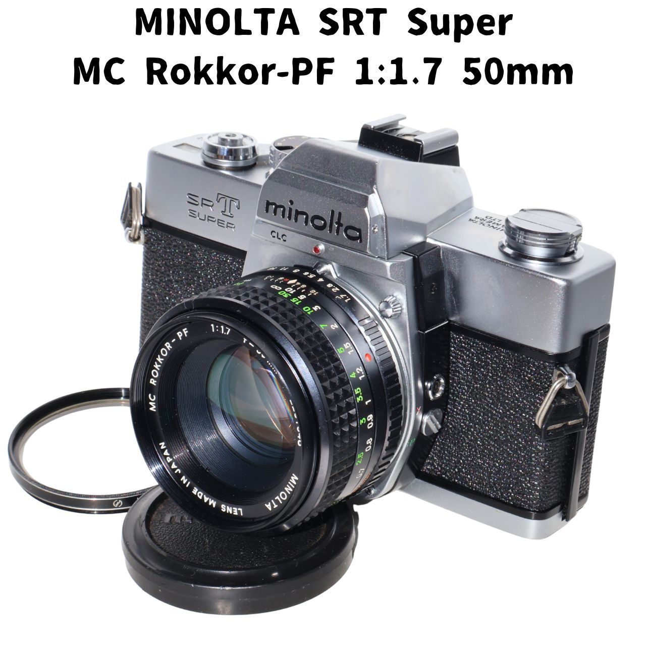 MINOLTA SRT Super + MC Rokkor-PF 1:1.7 50mm 整備済 - メルカリ