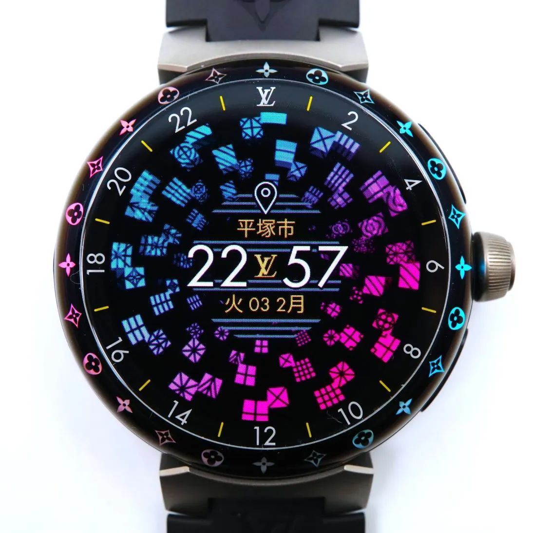 付属品完備】 N（新品）ルイヴィトン タンブールホライゾンV3 アップ