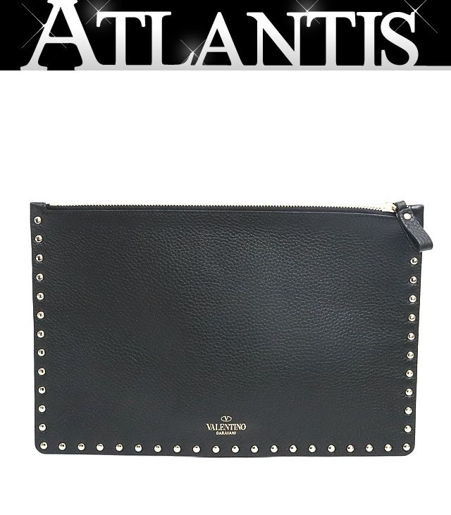 広尾店】未使用 ヴァレンティノ VALENTINO ロックスタッズポーチ