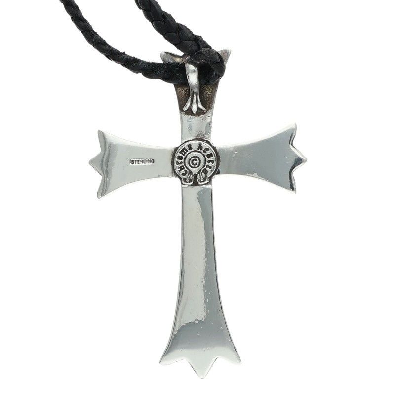 クロムハーツ CH CRS LG BC/ラージCHクロス Wボロチップ/シルバー