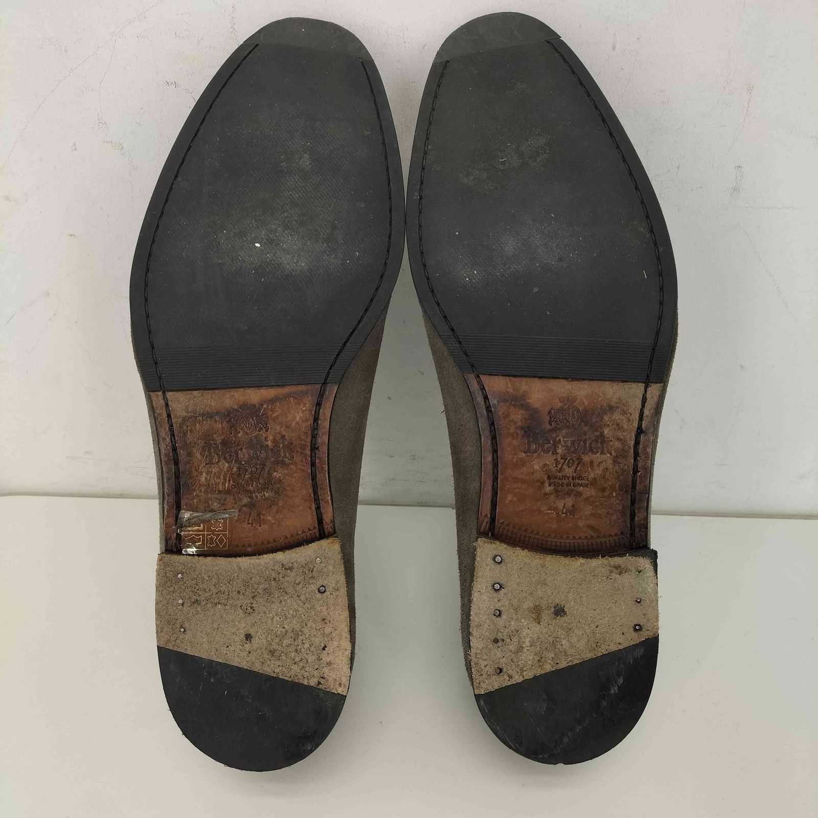 バーウィック Berwick ダブルモンクローファー スエード 5111GOSGGR