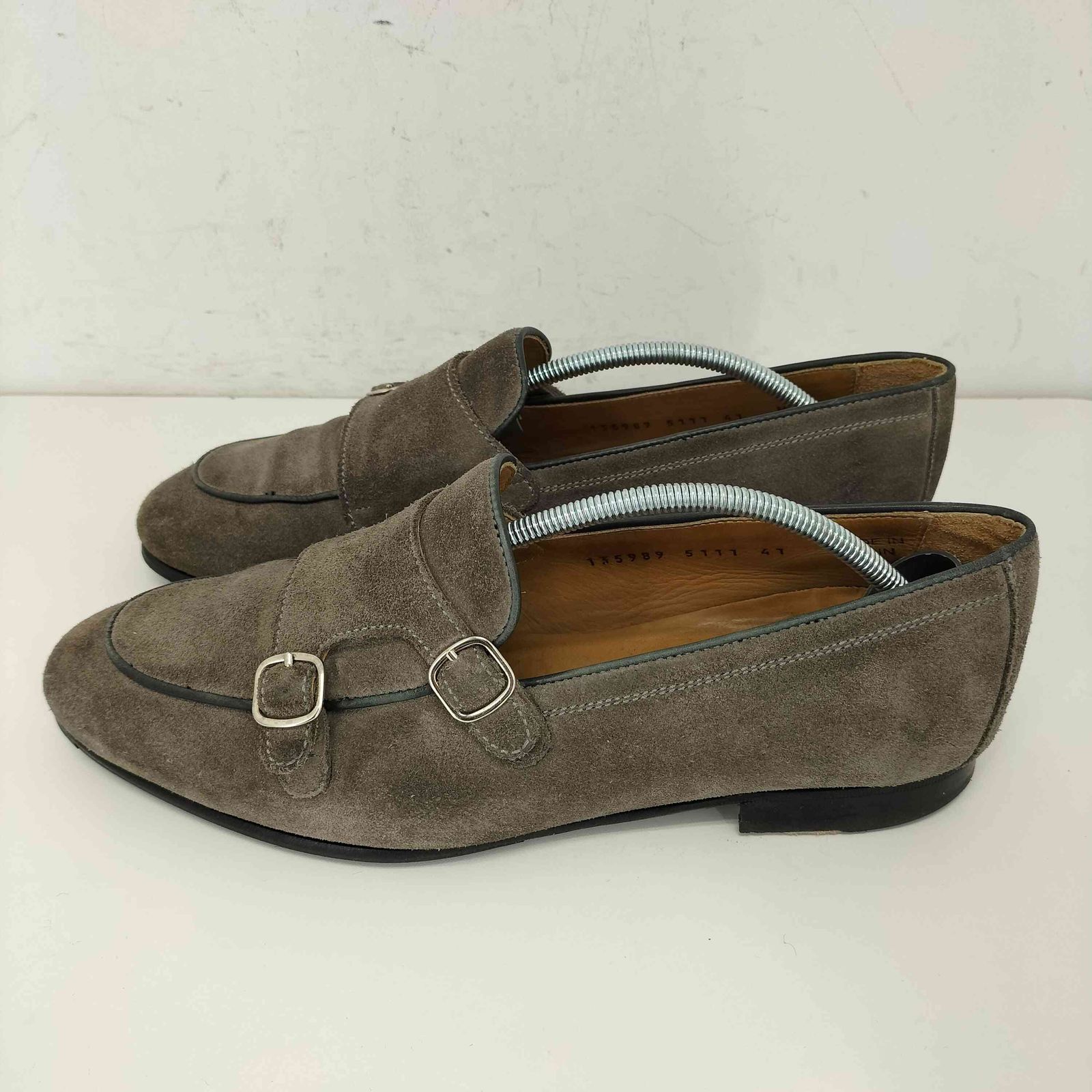 バーウィック Berwick ダブルモンクローファー スエード 5111GOSGGR