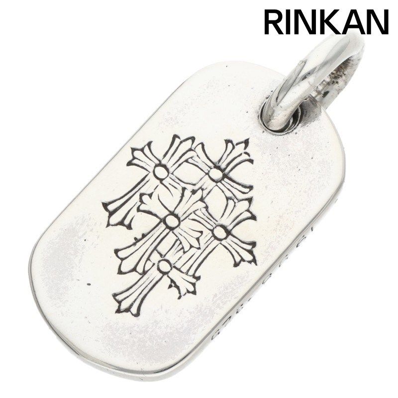 クロムハーツ D/TAG SML/スモールドッグタグ シルバーネックレストップ