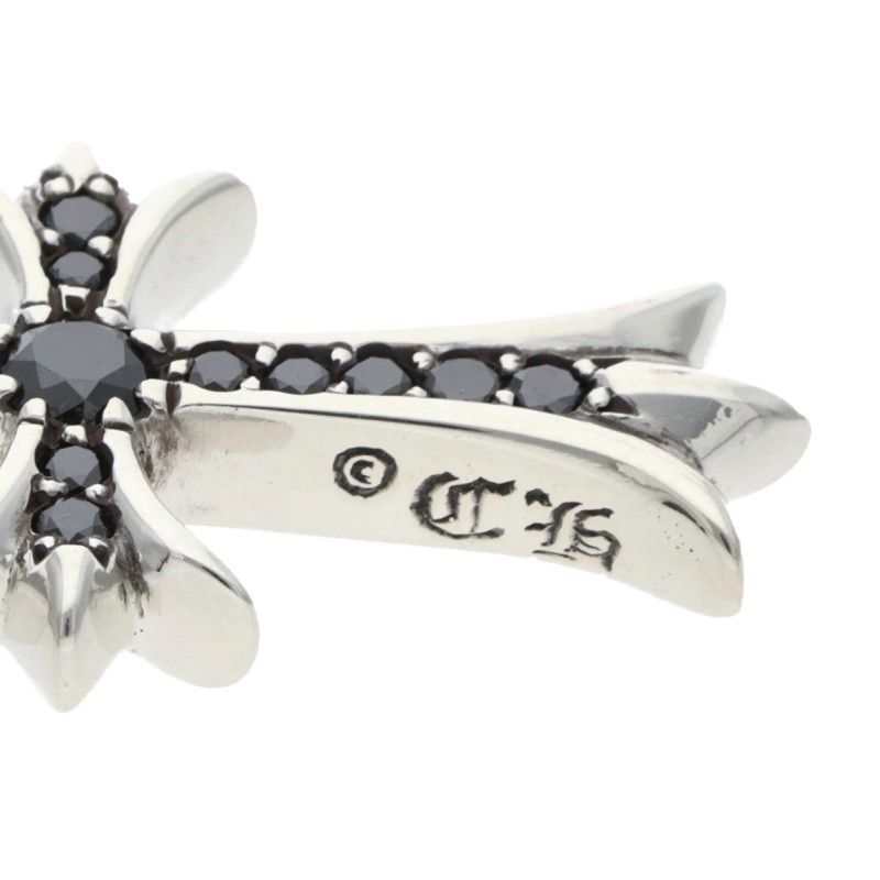 クロムハーツ TNY CRSF P/BLKDIA/タイニーファットクロス PAVEブラック