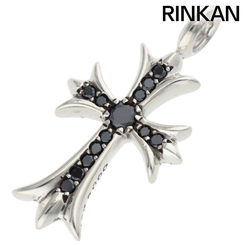 クロムハーツ TNY CRSF P/BLKDIA/タイニーファットクロス PAVEブラック