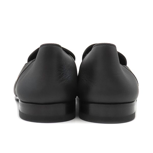 エルメス HERMES ローファー モカシン エクリプス レザー ブラック