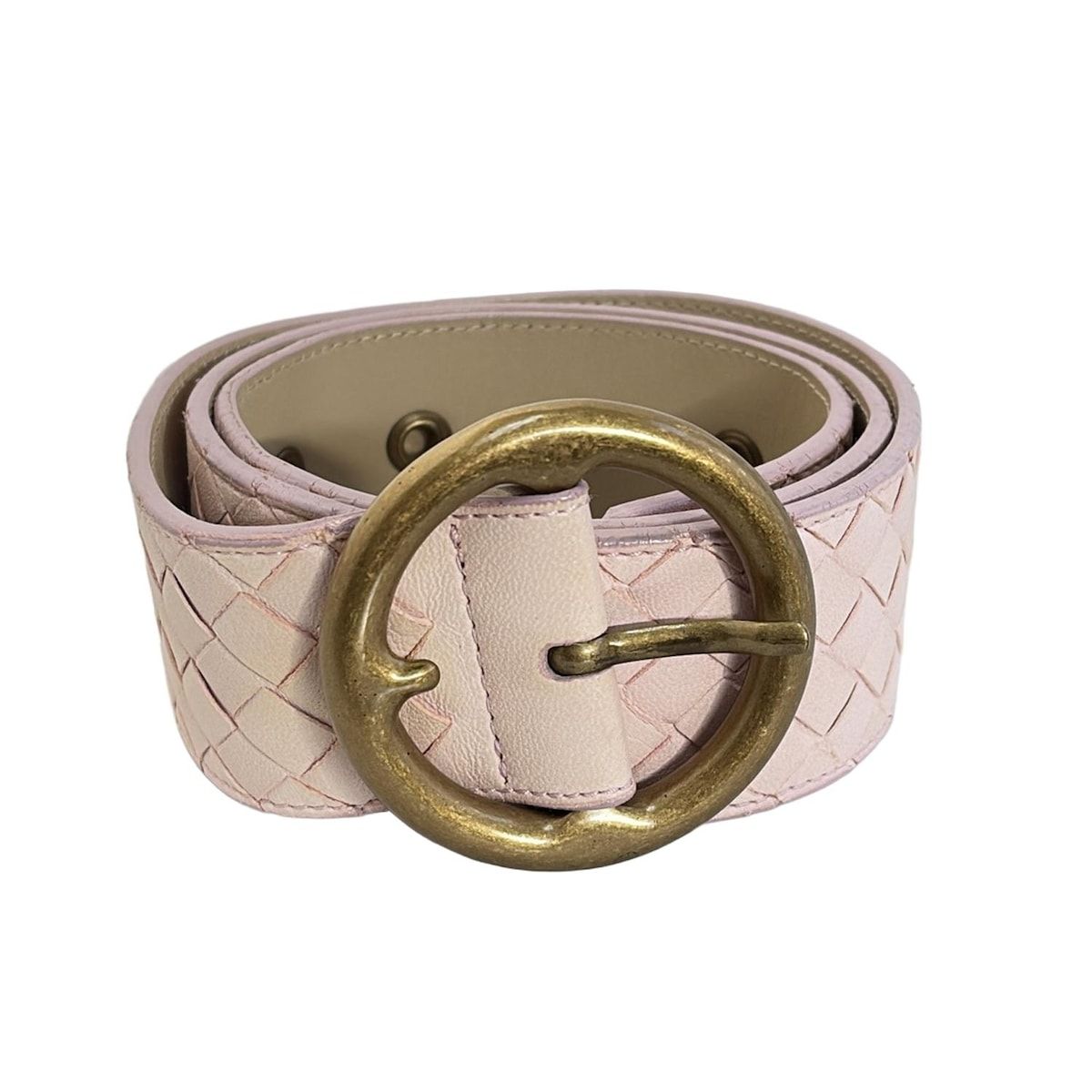 BOTTEGA VENETA(ボッテガヴェネタ) ベルト 80/32 - ライトピンク