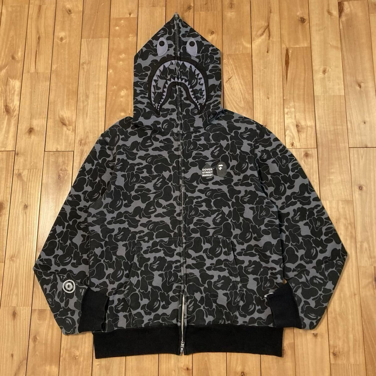 A・BATHING APE シャークパーカー XL ☆DSMG限定☆ XL BAPE CAMO シャーク パーカー shark full zip hoodie
