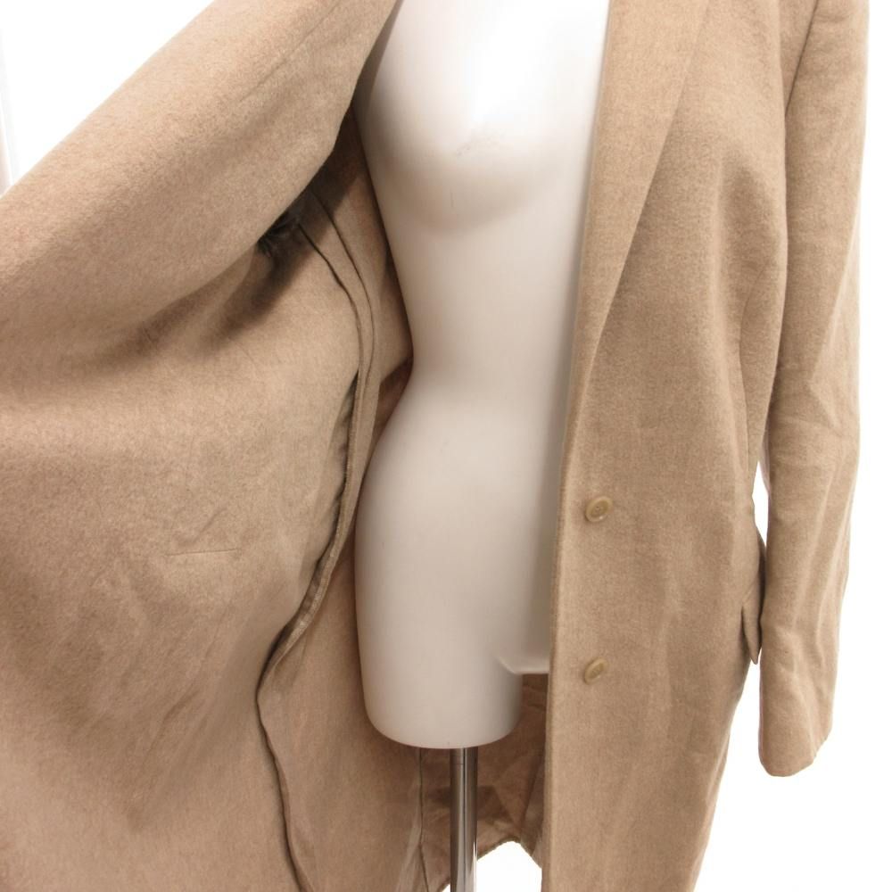 アクリス AKRIS 皇室御用達 チェスターコート カシミア100％ メルトン