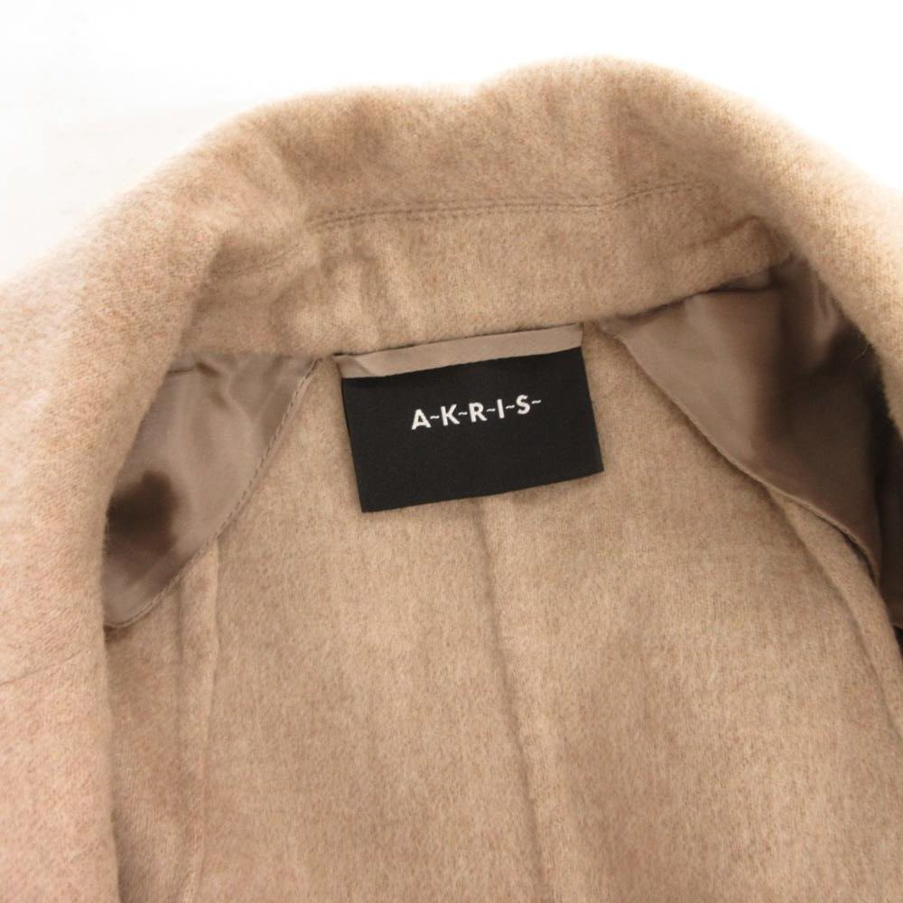 アクリス AKRIS 皇室御用達 チェスターコート カシミア100％ メルトン