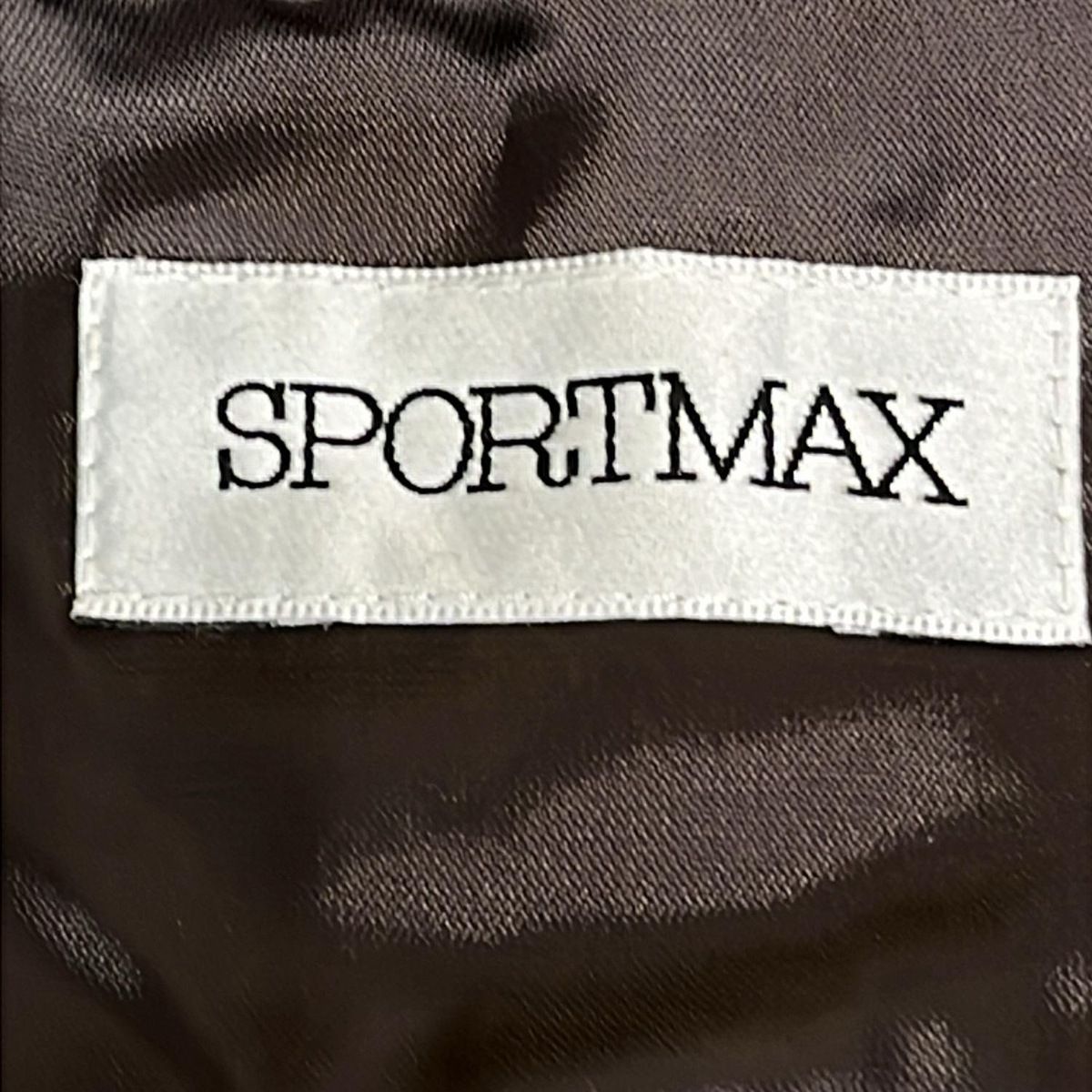 SPORTMAX(スポーツマックス) コート サイズ42 L レディース - ダーク