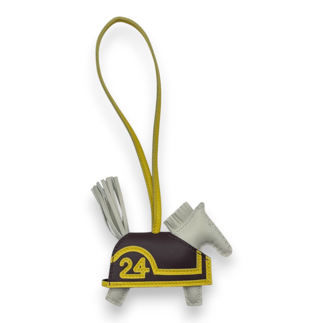 エルメス ロデオチャーム ロベオ24 PM クレ/テール/ジョーヌナプル K