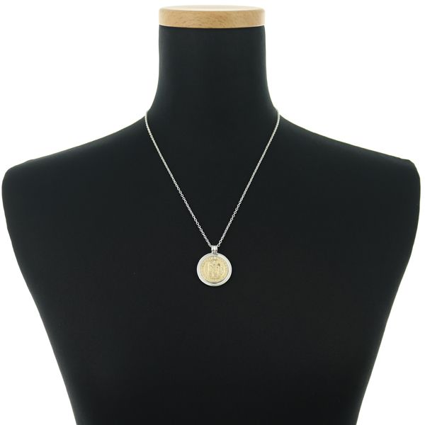 ティファニー ネックレス セントクリストファー コイン シルバー 925