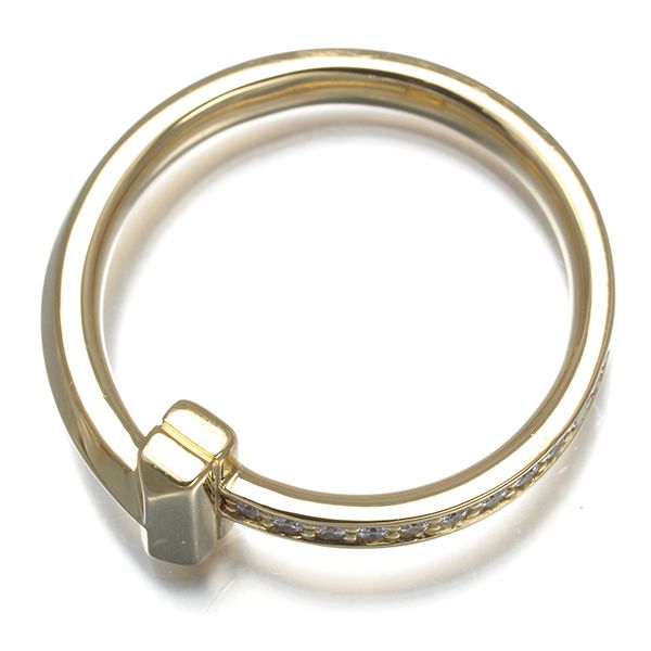 ティファニー リング ダイヤ ダイヤモンド Tワン 12号 K18YG #185179