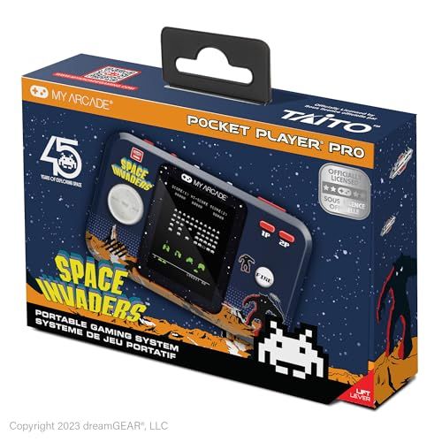 My Arcade Space Invaders Pocket Player レトロなポータブルビデオゲーム 2 75インチカラーディスプレイ クラシック アーケード プレゼントpo 4462 f 3 a 4