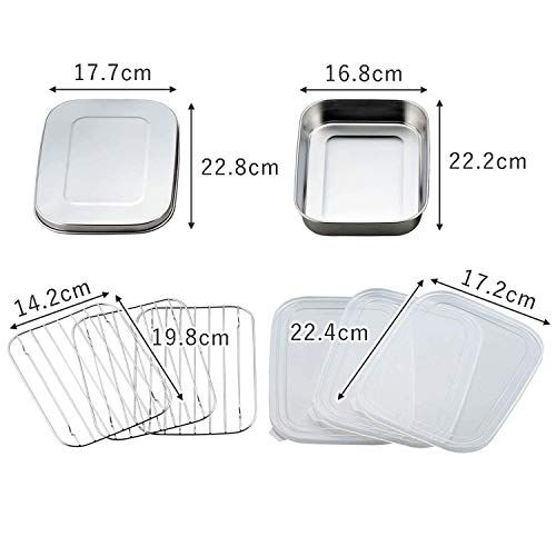  下村企販 揚げ物 バット 10点セット 日本製 下ごしらえに便利 小分け フタ付き アミ付き 料理 天ぷら 角バット 浅型 ステンレス ママクック 燕三条 31552 po 3 a 392151 その他 キッチン 食器