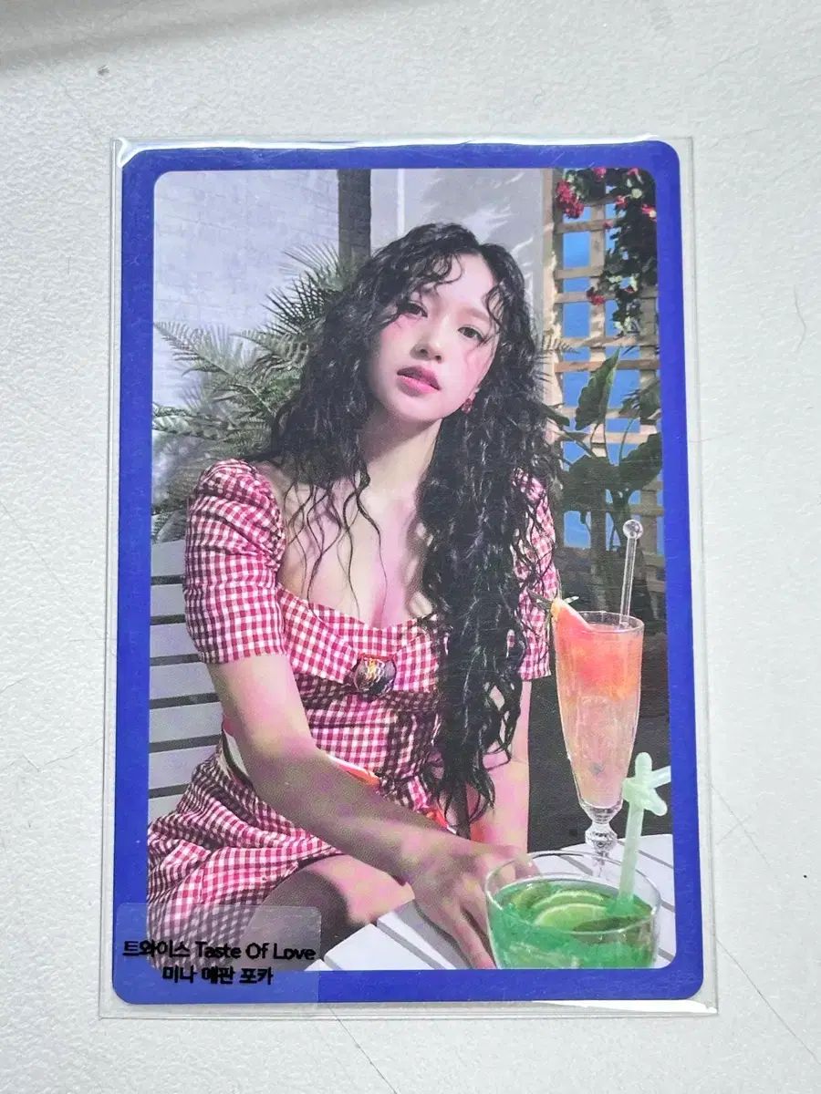 TWICE Taste of love ミナ 予約特典 トレカ 出品 - メルカリ