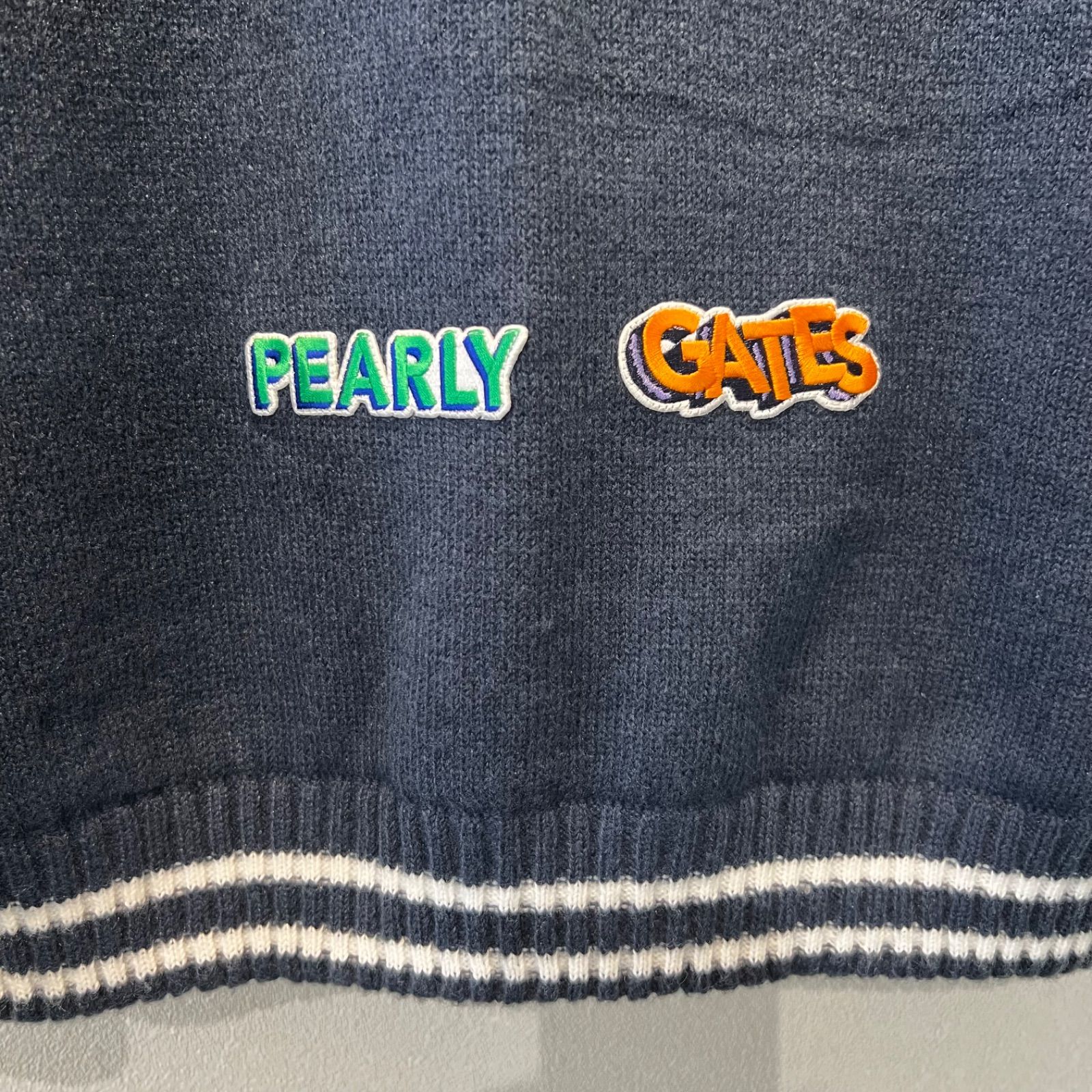 2025FW 新品タグ付10％OFF】PEARLY GATES 7G部分ジャガード×ストレッチ