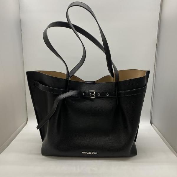 中古】MICHAEL KORS トートバッグ ブラック 35S1SU5T7T マイケル
