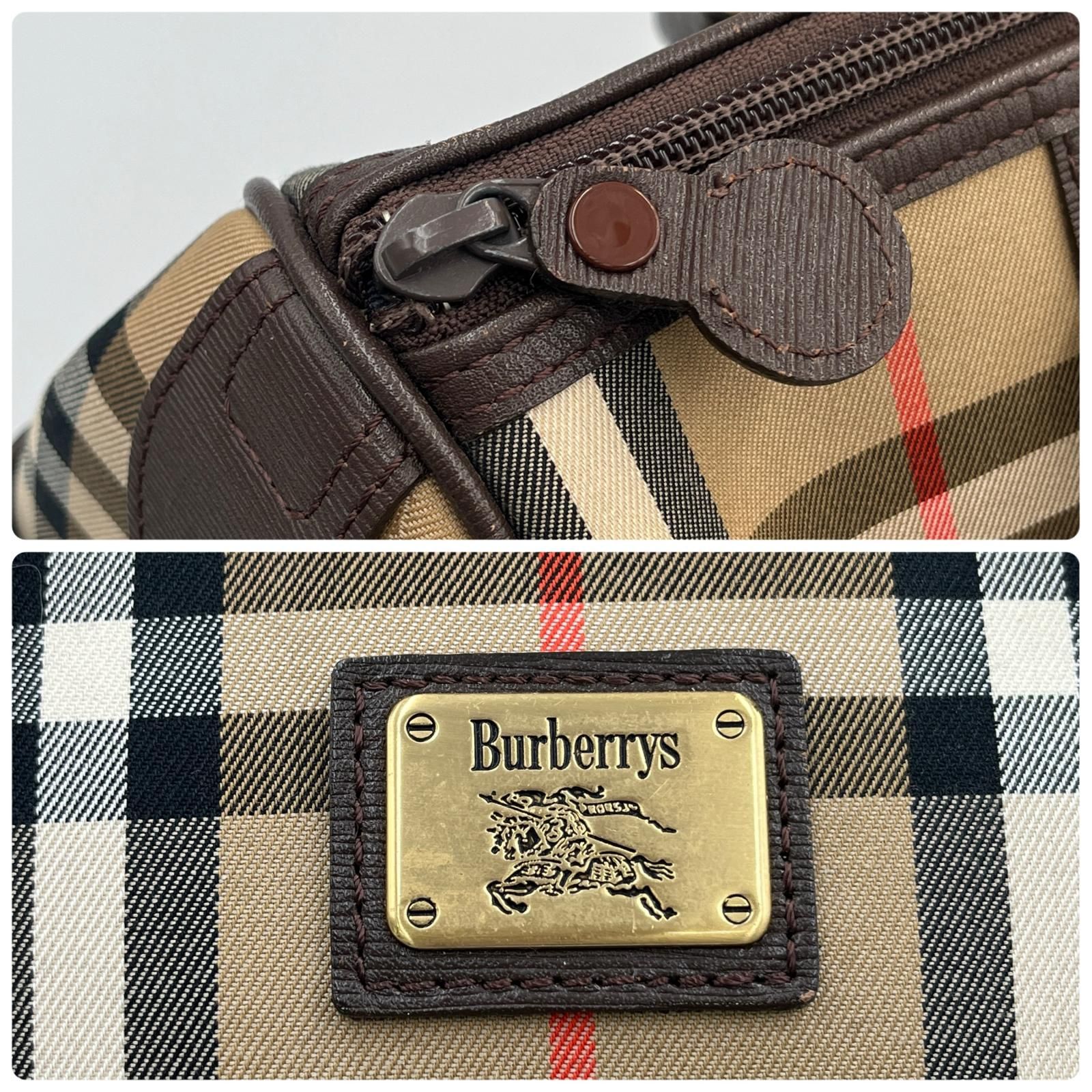 バーバリー BURBERRY ハンドバッグ ノバチェック ミニボストンバッグ