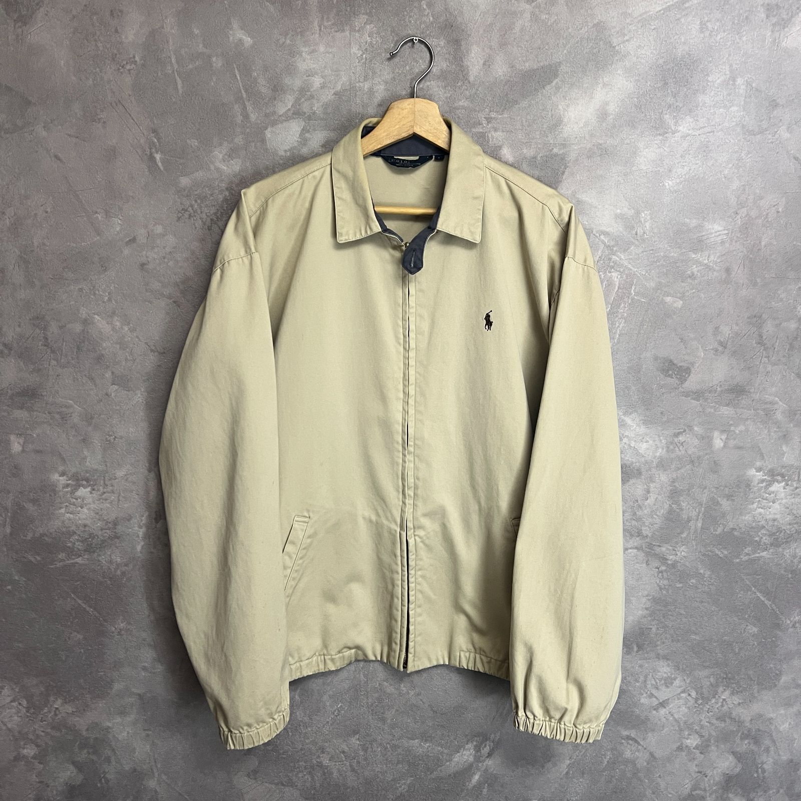 USA製 80s〜90s POLO RALPH LAUREN スイングトップ ブルゾン ベージュ 