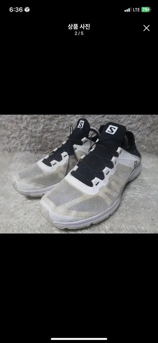 SALOMON サロモン トレッキング スニーカー 白|ブラック 265