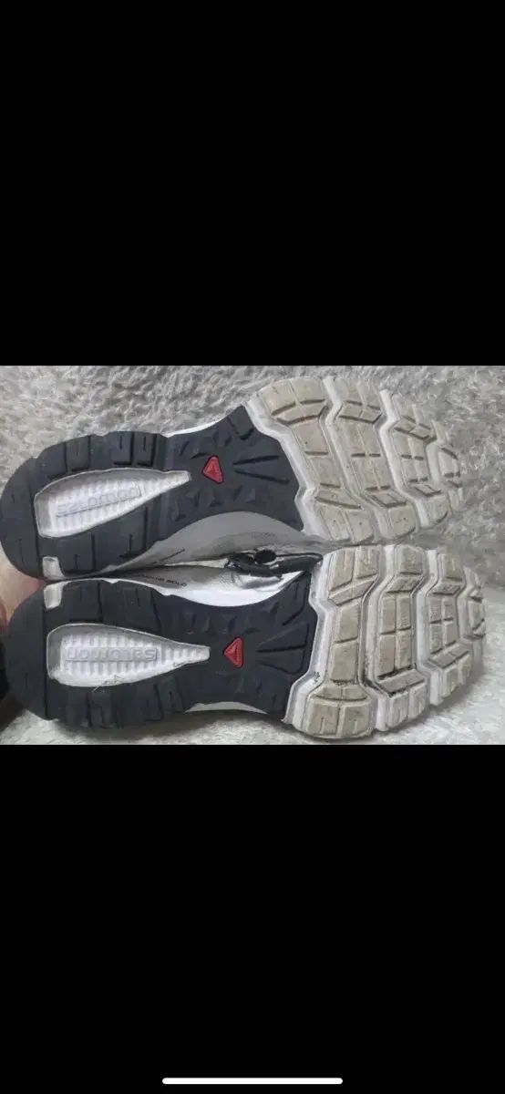  SALOMON サロモン トレッキング スニーカー 白|ブラック 265 登山靴 トレッキングシューズ アウトドアシューズ