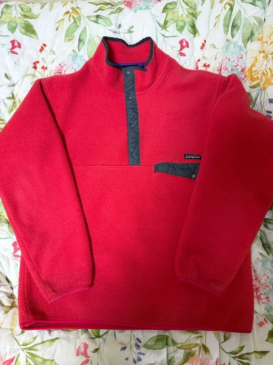 90 s ヴィンテージ パタゴニア Synchilla シンチラ コーラルレッド Lサイズ MADE IN USA