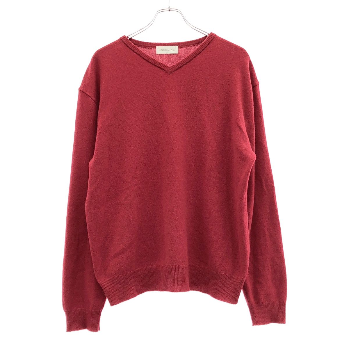 セールENCOMING(インカミング) KNITTED V NECK JUMPER（ニット