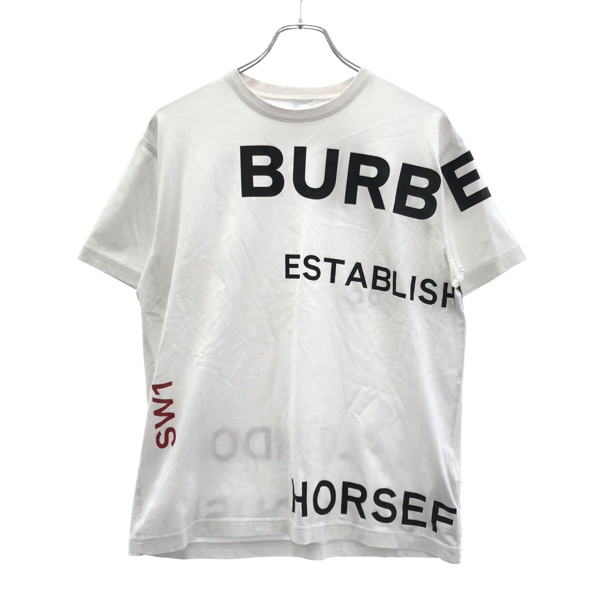 BURBERRY バーバリー 21SS ホースフェリーマルチロゴ Tシャツ ホワイト