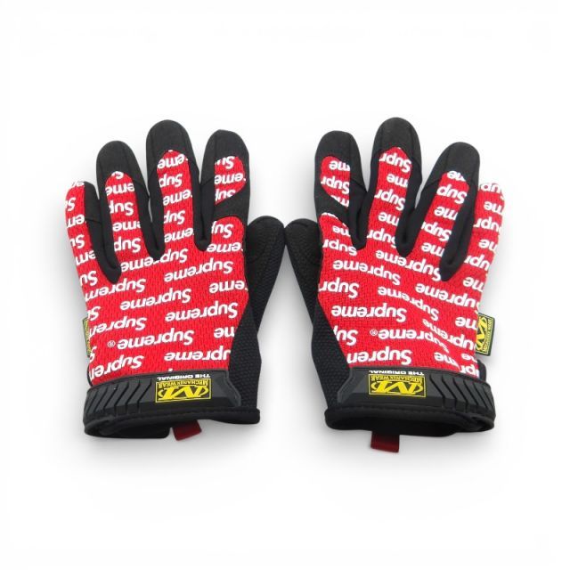 SUPREME 17ss Mechanix Original Work Gloves Red サイズM