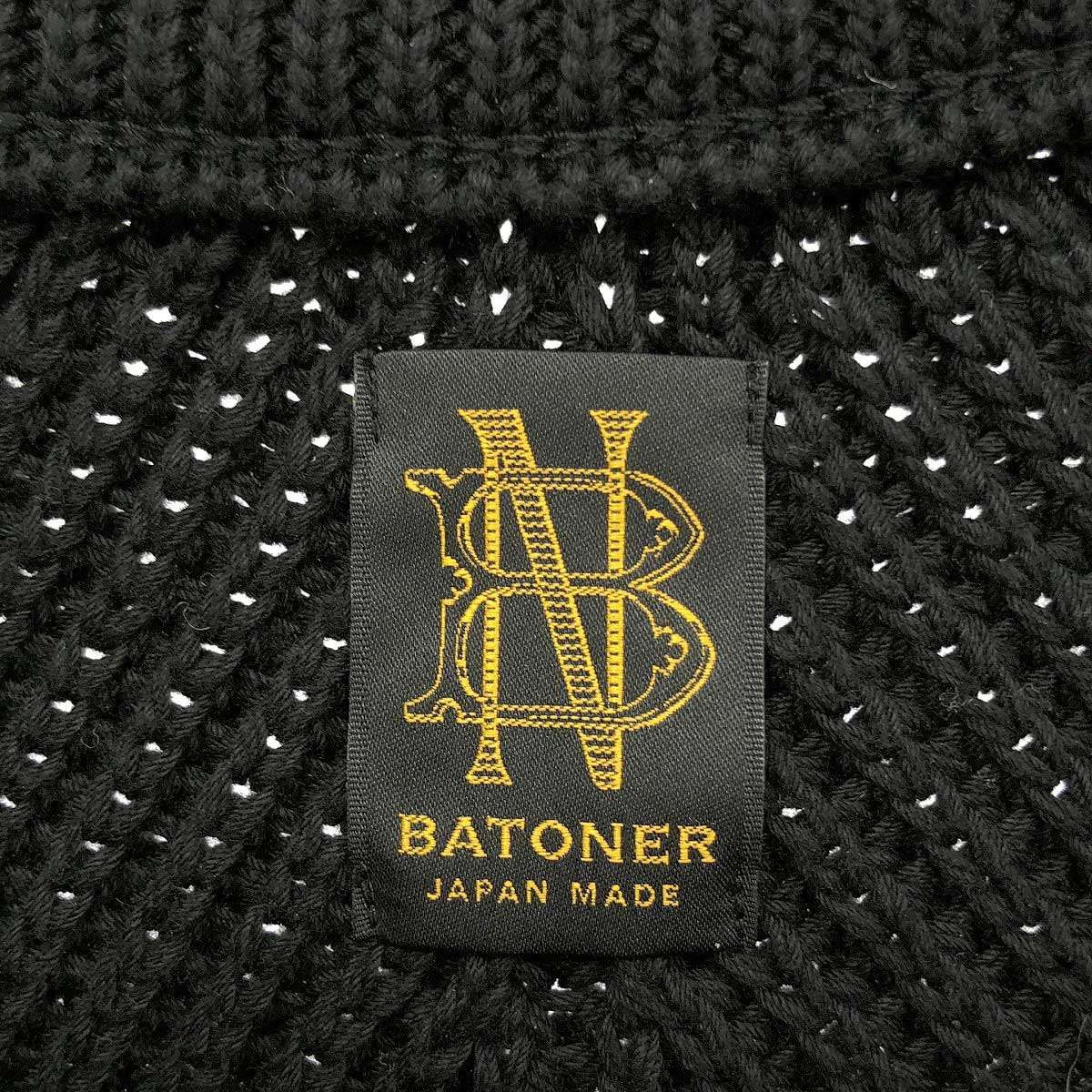 BATONER バトナー 24SS SIGNATURE DRIVERS ドライバーズニット BN-24SM 