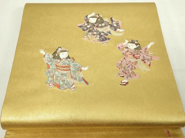 平和屋本店○西陣 長嶋成織物 ながしま帯 加賀友禅の巨匠 初代 由水十