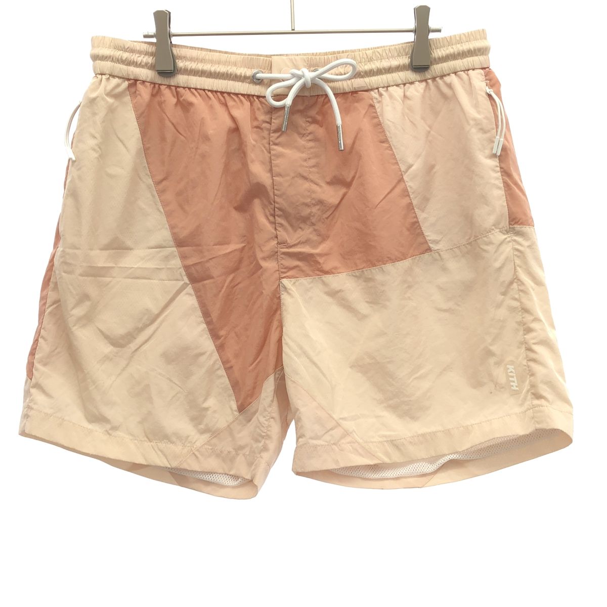 KITH キス 24SS ナイロンショートパンツ 24-032-060-0002 ピンク M