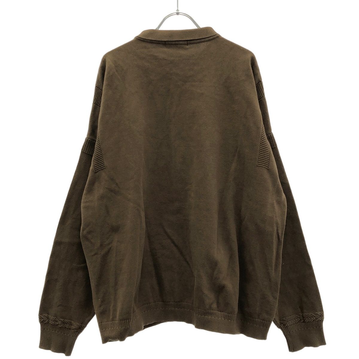 YASHIKI ヤシキ Oboro Collar Cardigan コットンカーディガン ブラウン 
