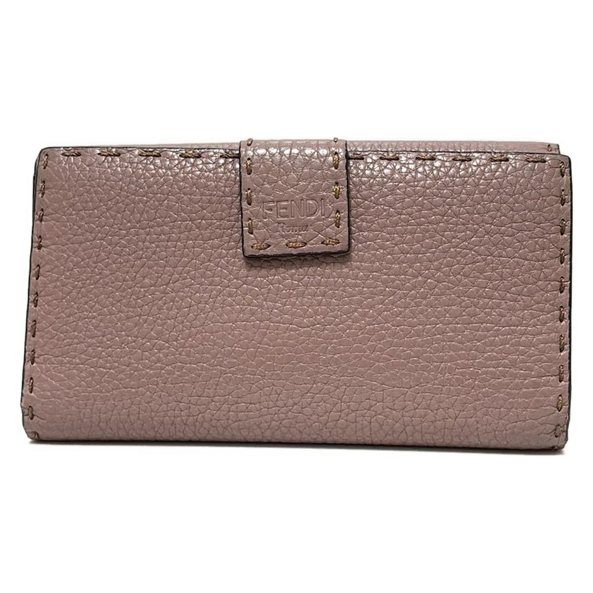 FENDI(フェンディ) 長財布 セレリア,ピーカブー 8M0308 ピンク レザー 