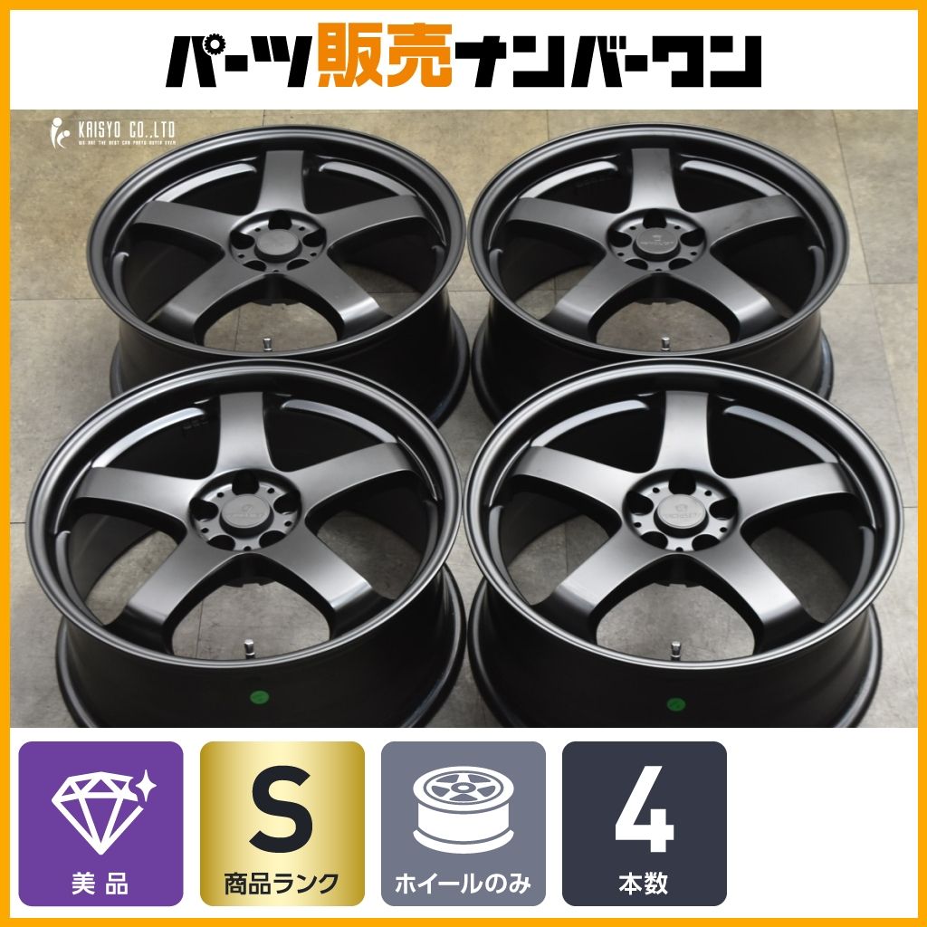 美品】FINALIST FZ-S5 18in 8J +45 PCD100 4本 86 プリウス カローラ