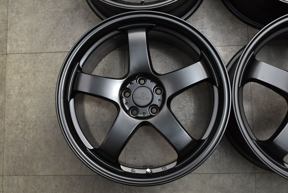 美品】FINALIST FZ-S5 18in 8J +45 PCD100 4本 86 プリウス カローラ