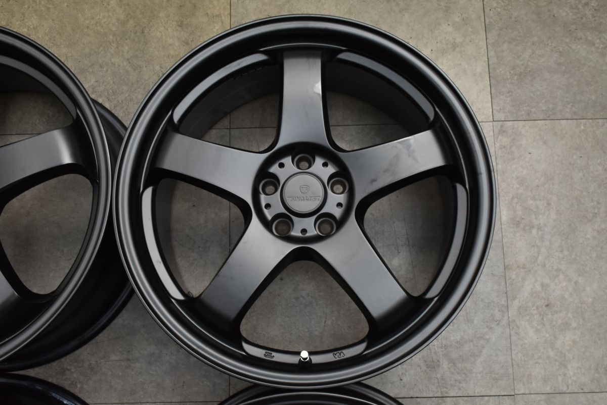 美品】FINALIST FZ-S5 18in 8J +45 PCD100 4本 86 プリウス カローラ