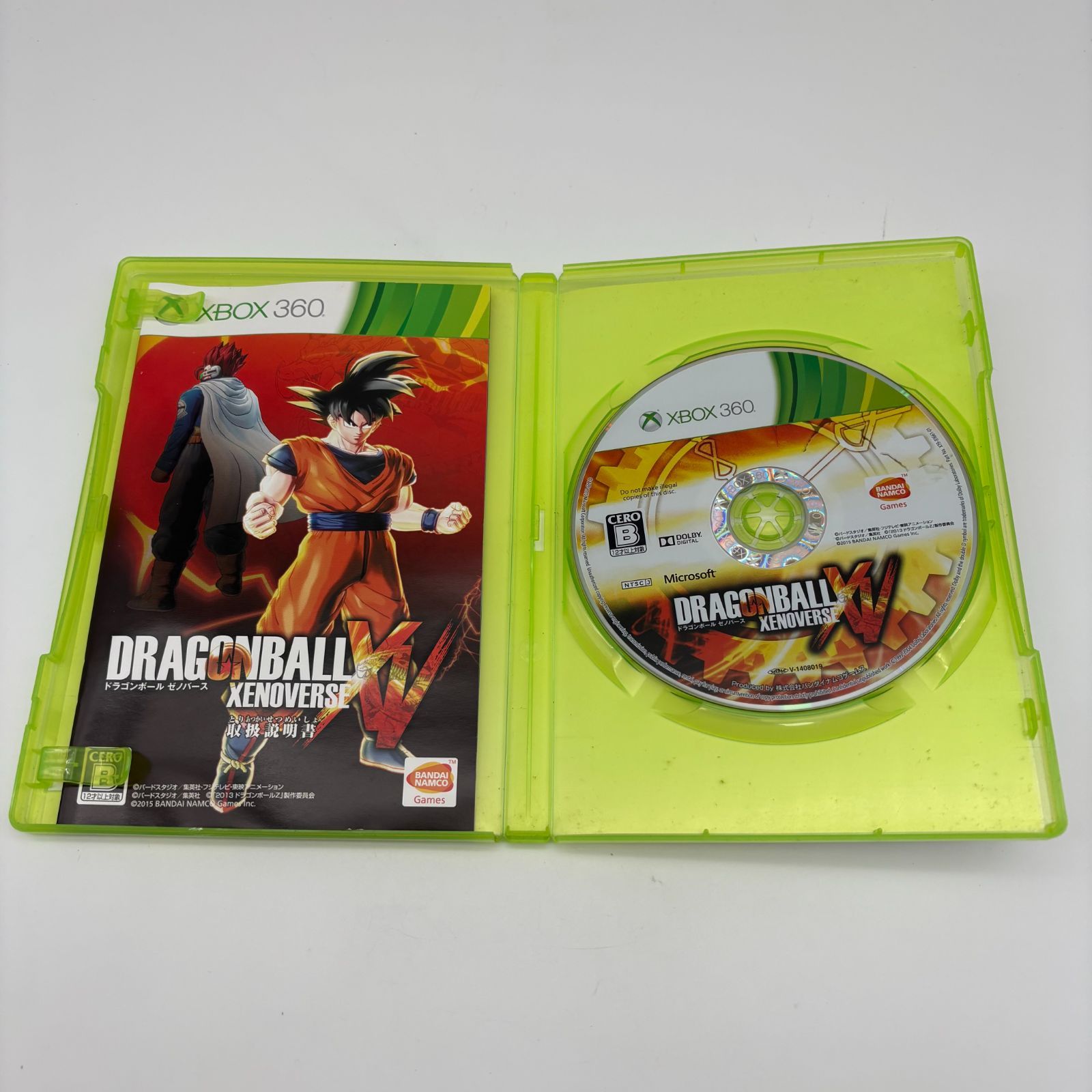 XBOX360 ドラゴンボール ゼノバース ゲームソフト 動作確認済み [中古