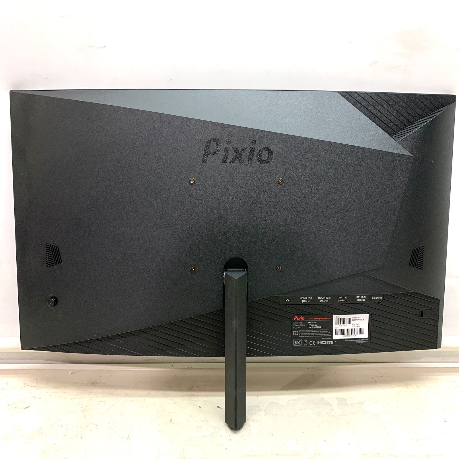 美品】Pixio PXC243S 湾曲 ゲーミングモニター 24インチ FHD VA 165Hz