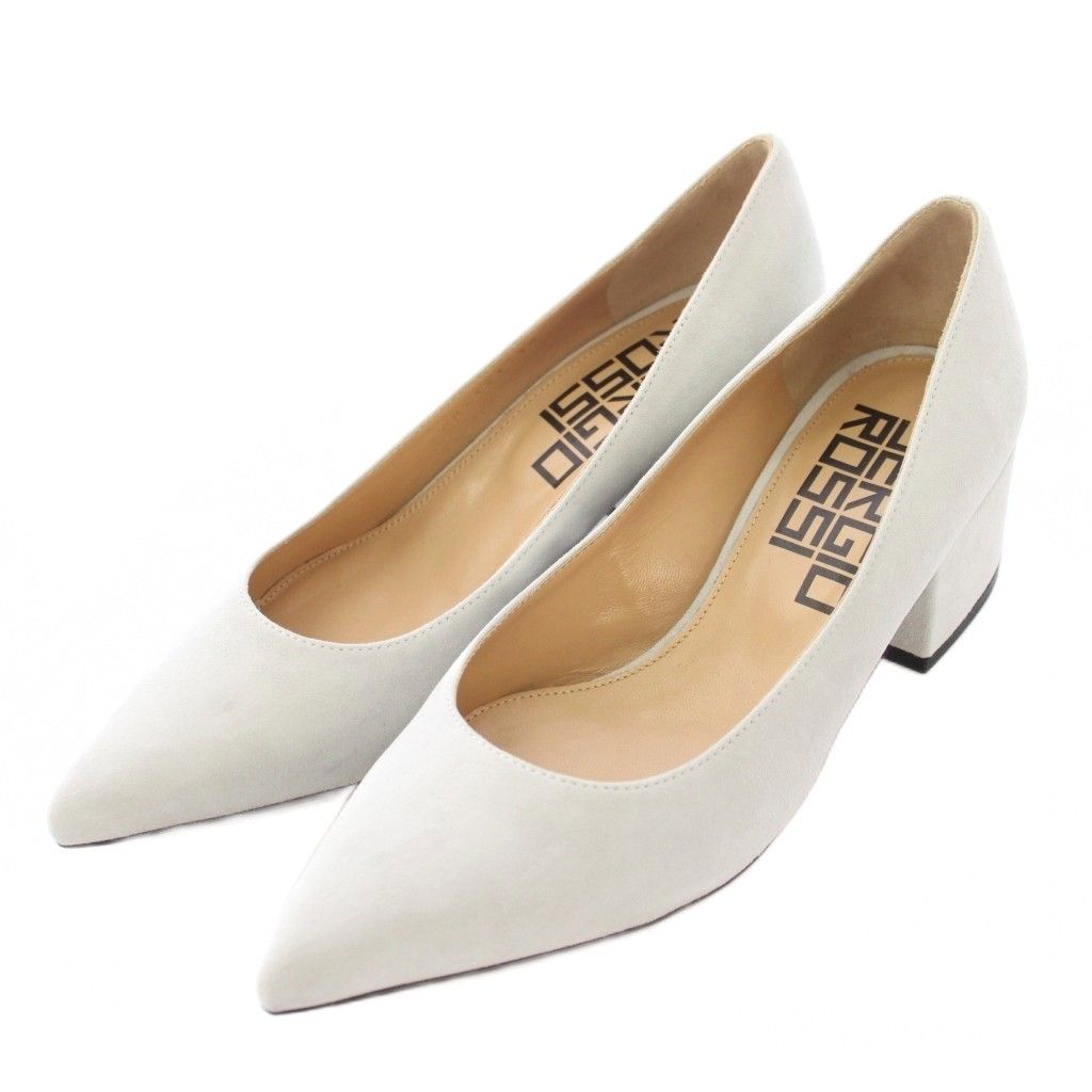 セルジオロッシ Sergio rossi パンプス ポインテッドトゥ チャンキー