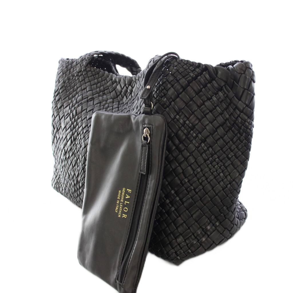 ファロルニ FALORNI イントレチャート トートバッグ ハンドバッグ