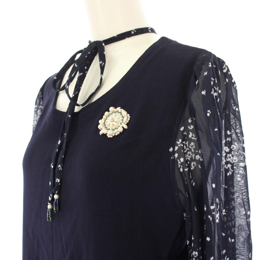 スーパービューティ Super Beauty チュニック カットソー 長袖 クルー