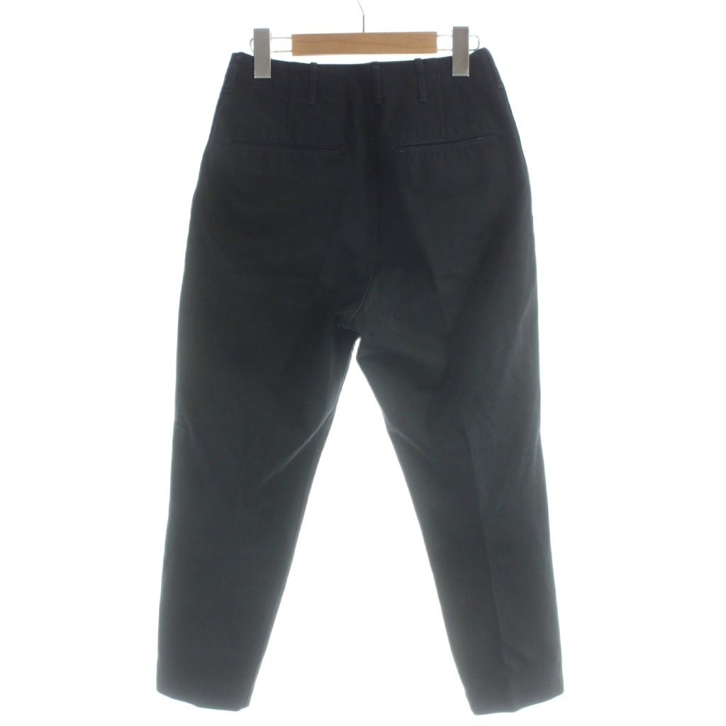 ハイク HYKE パンツ チノパン 1 黒 ブラック 無地 フルレングス