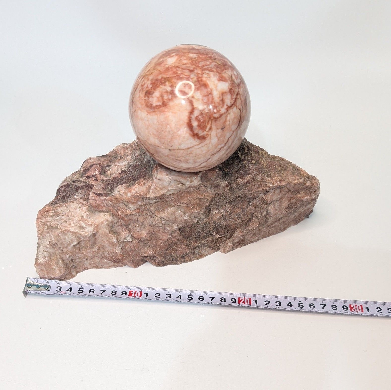 大理石 置物 オブジェ 球 観賞 鑑賞 天然石 インテリア 特産大理石