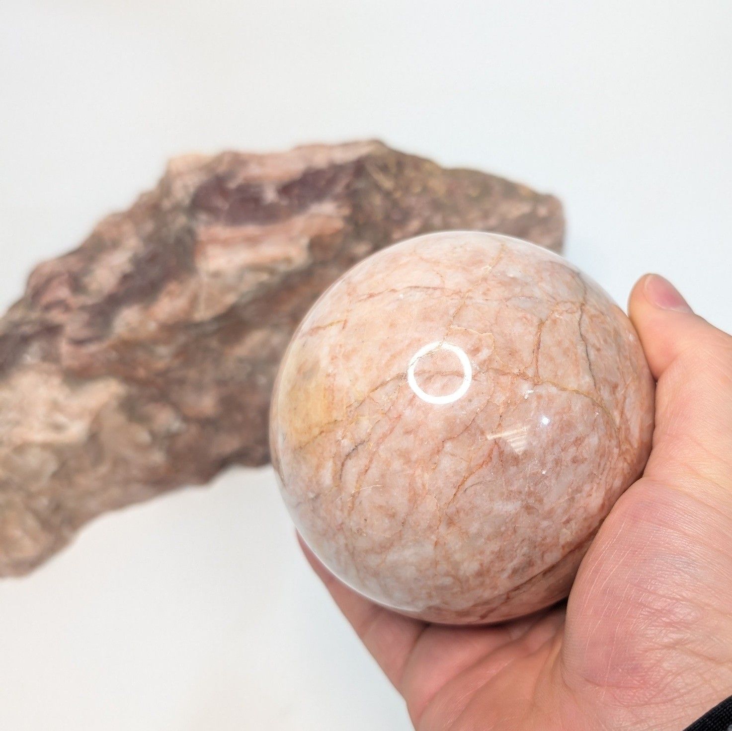 大理石 置物 オブジェ 球 観賞 鑑賞 天然石 インテリア 特産大理石